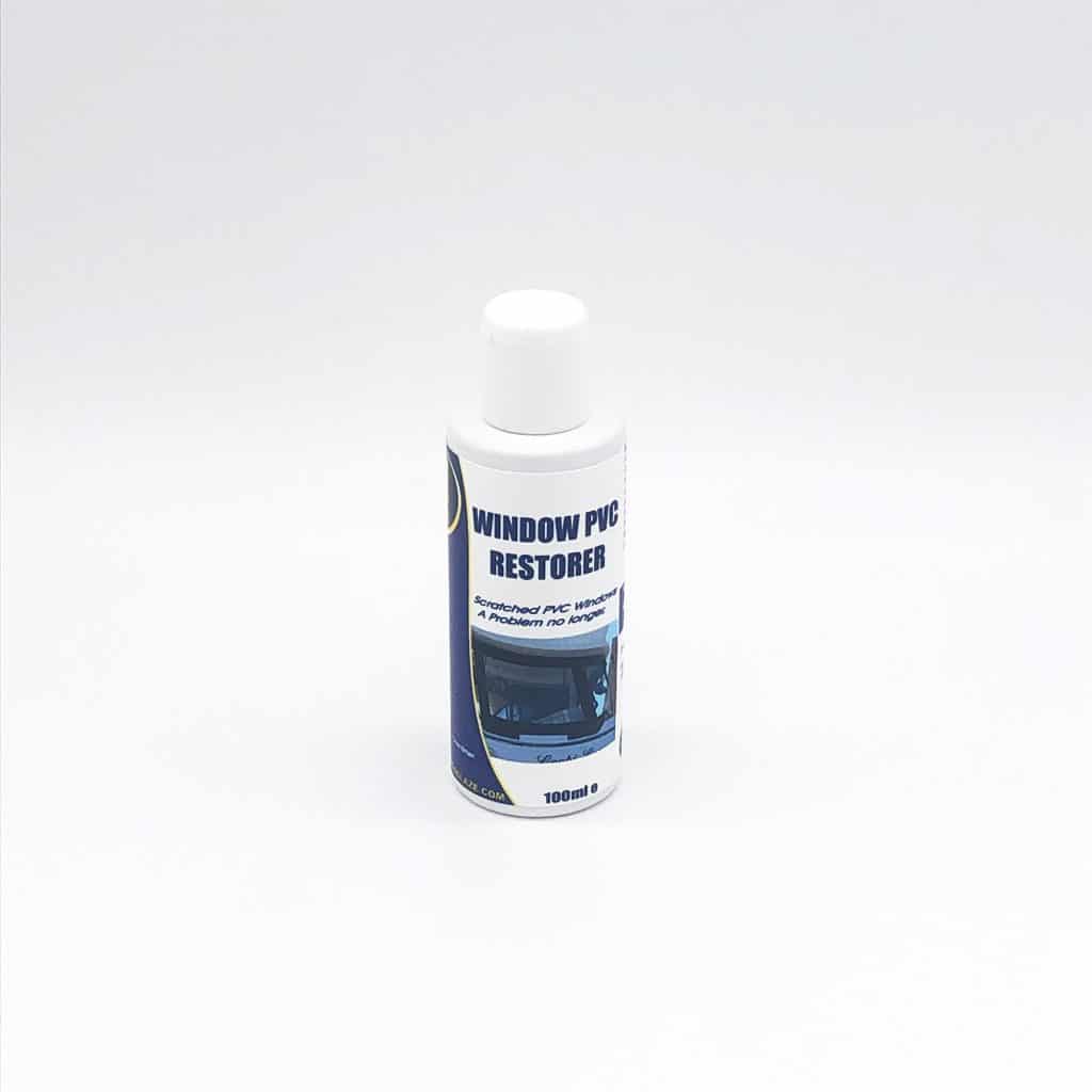 PVC Restorer is ideal for plastic awnings as it makes the PVC windows look new again. Just simply wipe on and buff to leave the PVC windows looking crystal clear.